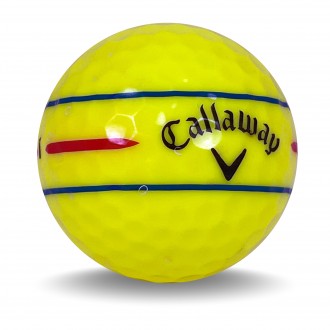 Yellow Callaway Chrome Soft 360 Triple Track 2024 Golf Digest Hot List