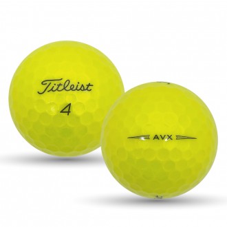 Yellow Titleist AVX Titleist