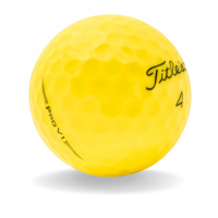 Yellow Titleist Pro V1 2020 Titleist