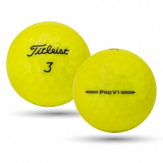 Yellow Titleist Pro V1 2024  Titleist