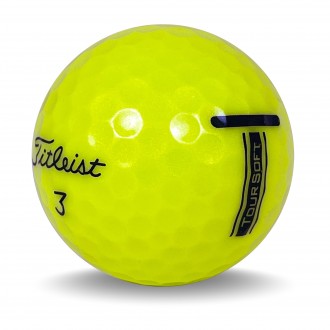 Yellow Titleist Tour Soft 2024