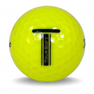 Yellow Titleist Tour Soft 2024