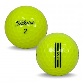 Yellow Titleist AVX 2024
